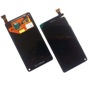 Genuine Nokia N9 digitizer touch screen+AMOLED LCD display front glass NEW