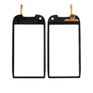 Nokia C7 C 7 00 Top LCD Touch Screen Digitizer Pad Panel Glass Front Black UK